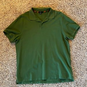 J. Crew solid forest green Polo